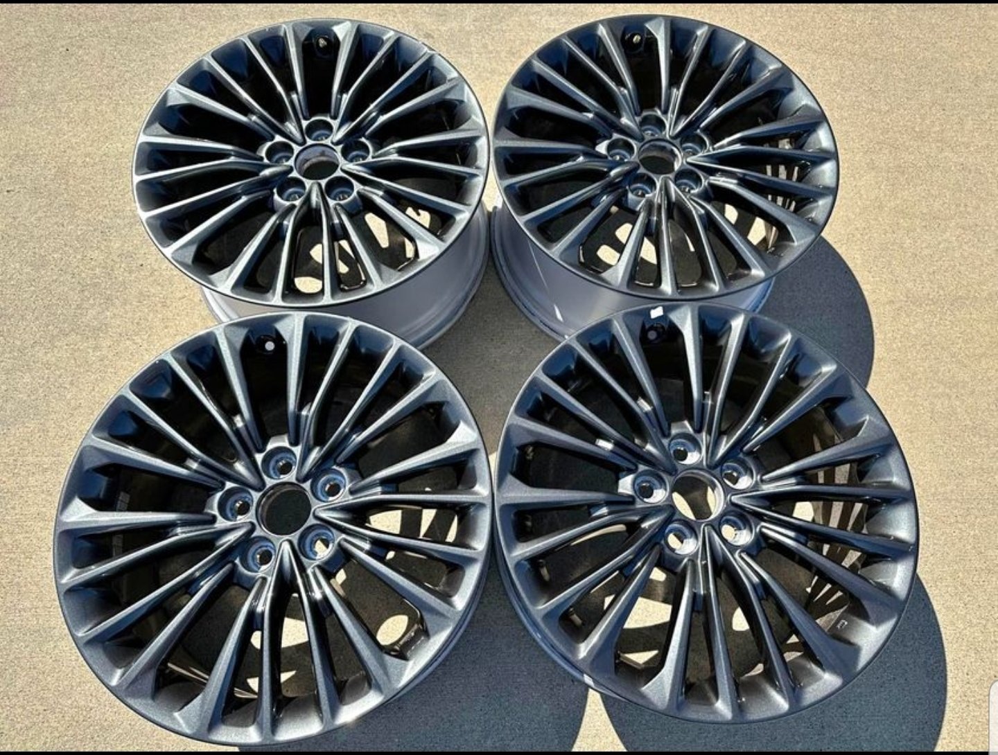 2022 Toyota Avalon Camry CHR OEM 18 inch Dark Grey Black Wheels Rims